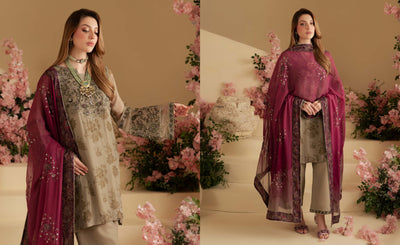 AM-15 Nureh Amaya Lux Chiffon Suit - Memsaab Online