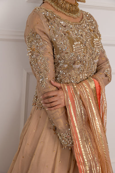 SRB1203 - Shama - Nude Sehrish.B Designer - Memsaab Online