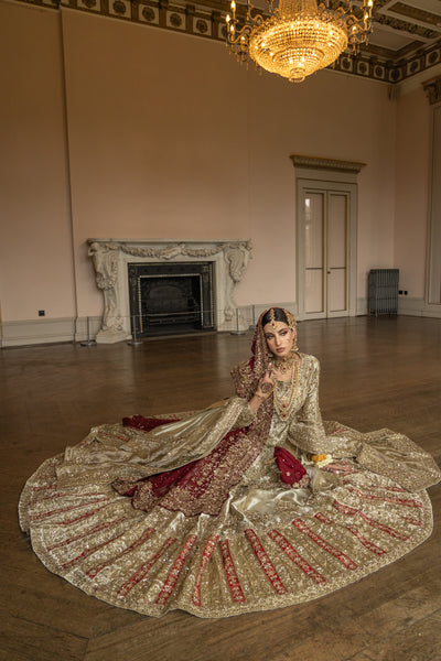 SRB2504 - Sophina Bridal Farshi Lengha - Memsaab Online