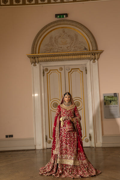 SRB2505 - Bridal Farshi Lengha - Memsaab Online