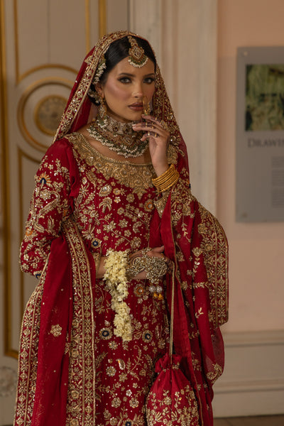 SRB2505 - Bridal Farshi Lengha - Memsaab Online