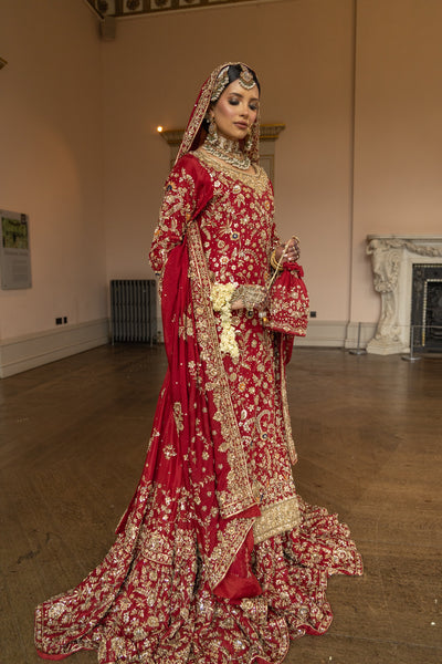 SRB2505 - Bridal Farshi Lengha - Memsaab Online