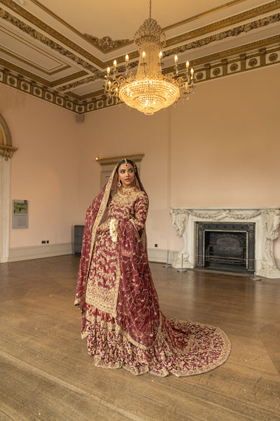 SRB2506 - Bridal Farshi Lengha (Copy) - Memsaab Online