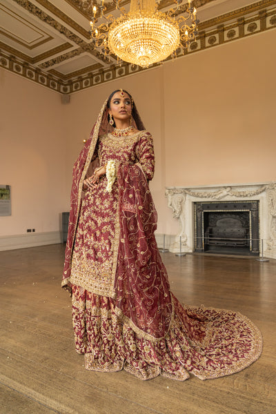 SRB2506 - Bridal Farshi Lengha (Copy) - Memsaab Online