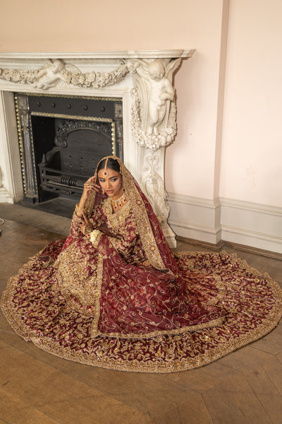 SRB2506 - Bridal Farshi Lengha (Copy) - Memsaab Online