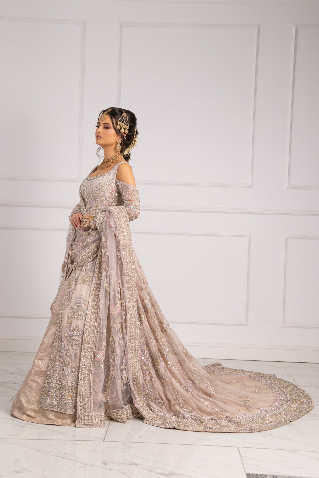 SRB2421 Humsafar - Bridal Trail Outfit - Memsaab Online