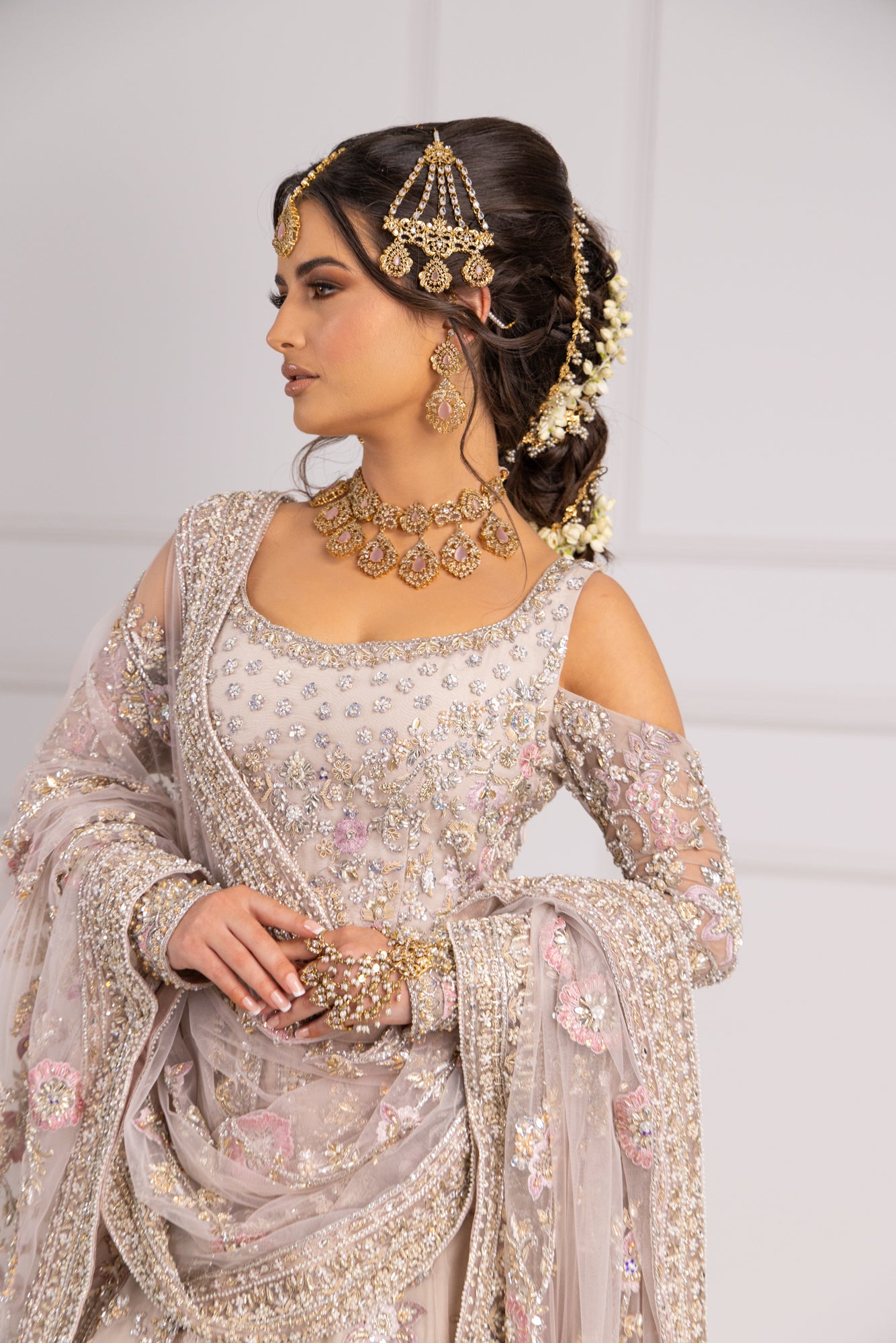 SRB2421 Humsafar - Bridal Trail Outfit - Memsaab Online