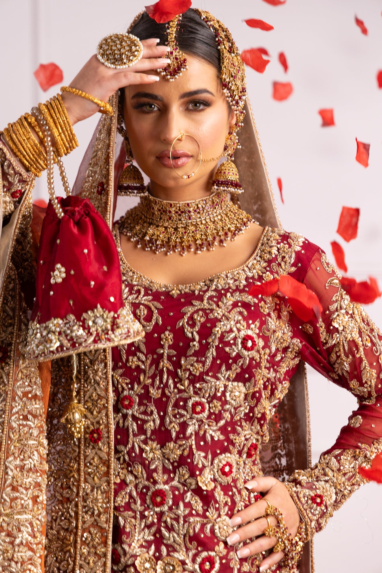 SRB2423 Raameen - Bridal Lengha - Memsaab Online