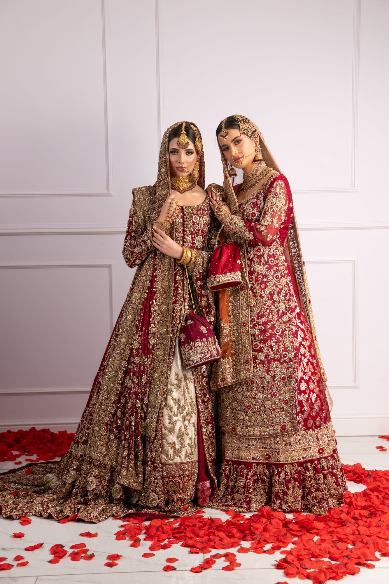 SRB2422 Muntaha - Bridal Farshi Lengha - Memsaab Online