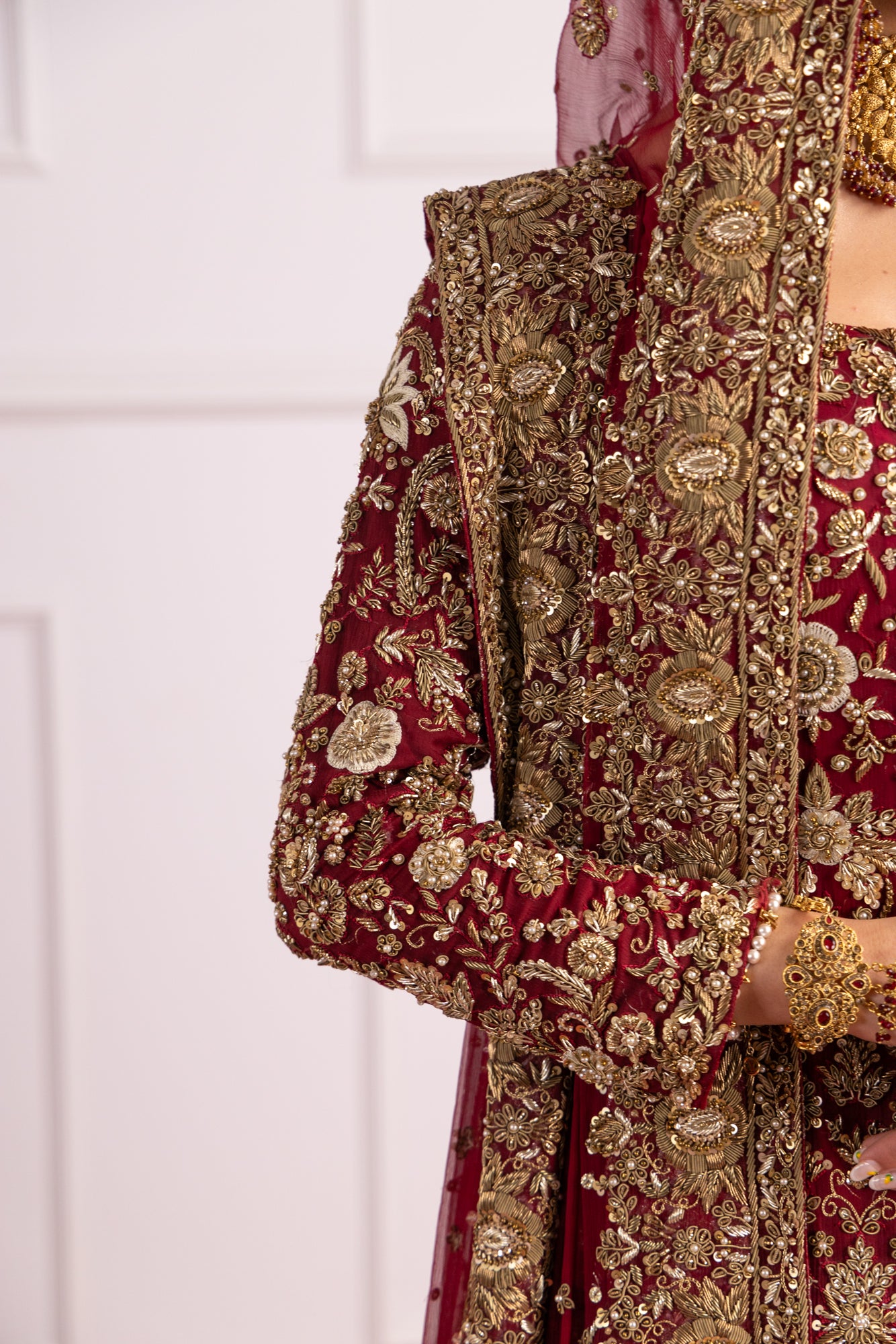 SRB2422 Muntaha - Bridal Farshi Lengha - Memsaab Online