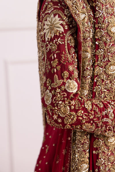 SRB2422 Muntaha - Bridal Farshi Lengha - Memsaab Online