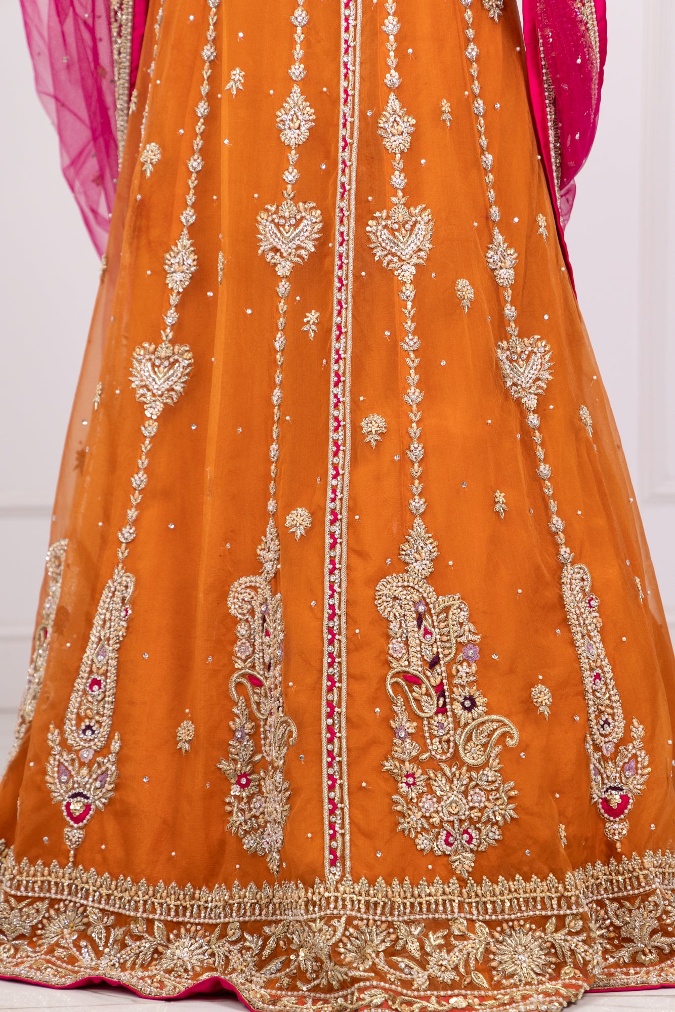 SRB2424 Chaandni - Mendhi Bridal Outfit - Memsaab Online