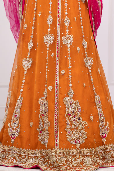 SRB2424 Chaandni - Mendhi Bridal Outfit - Memsaab Online