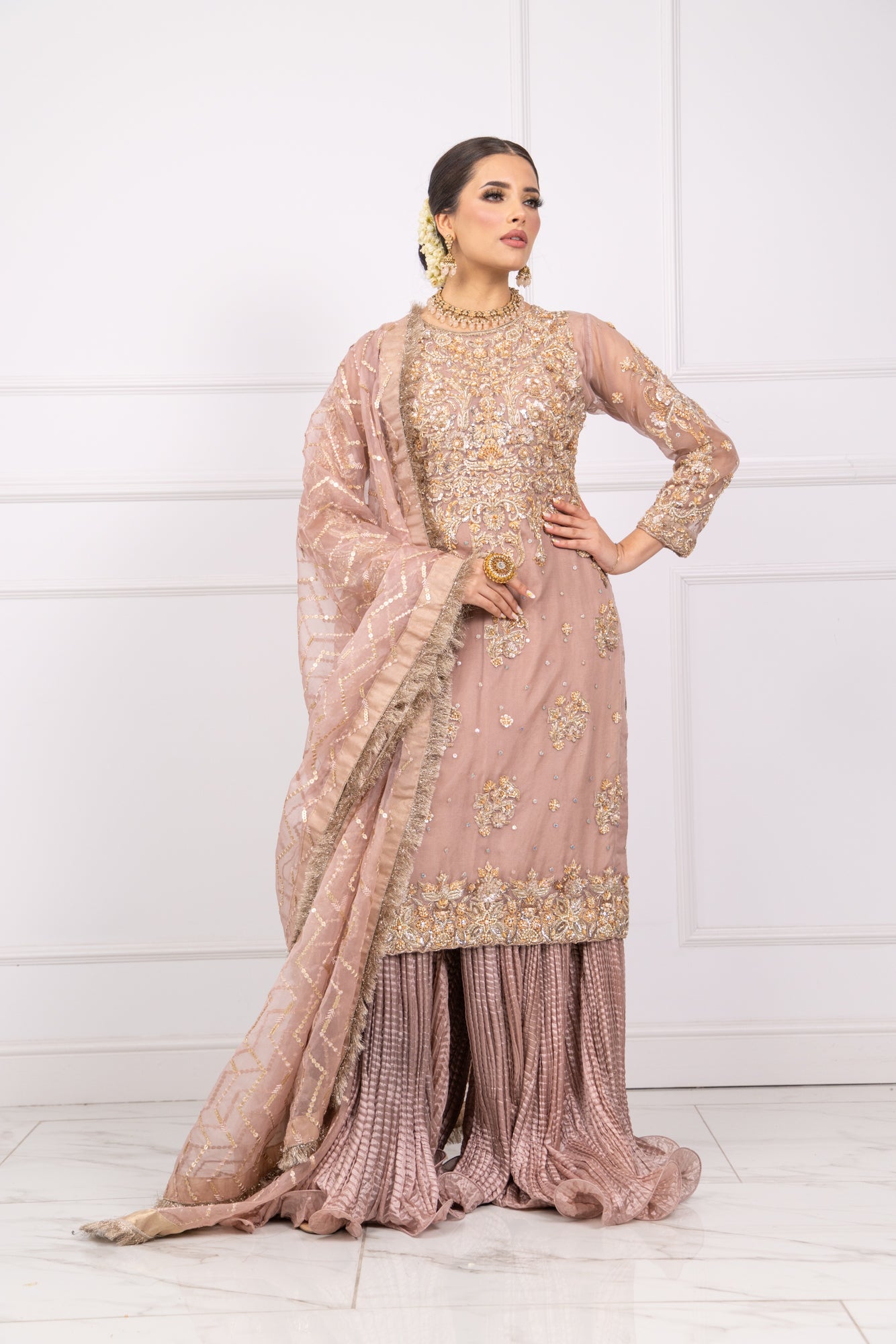 SRB1101 - AAQSA - Mauve Sehrish.B Designer - Memsaab Online