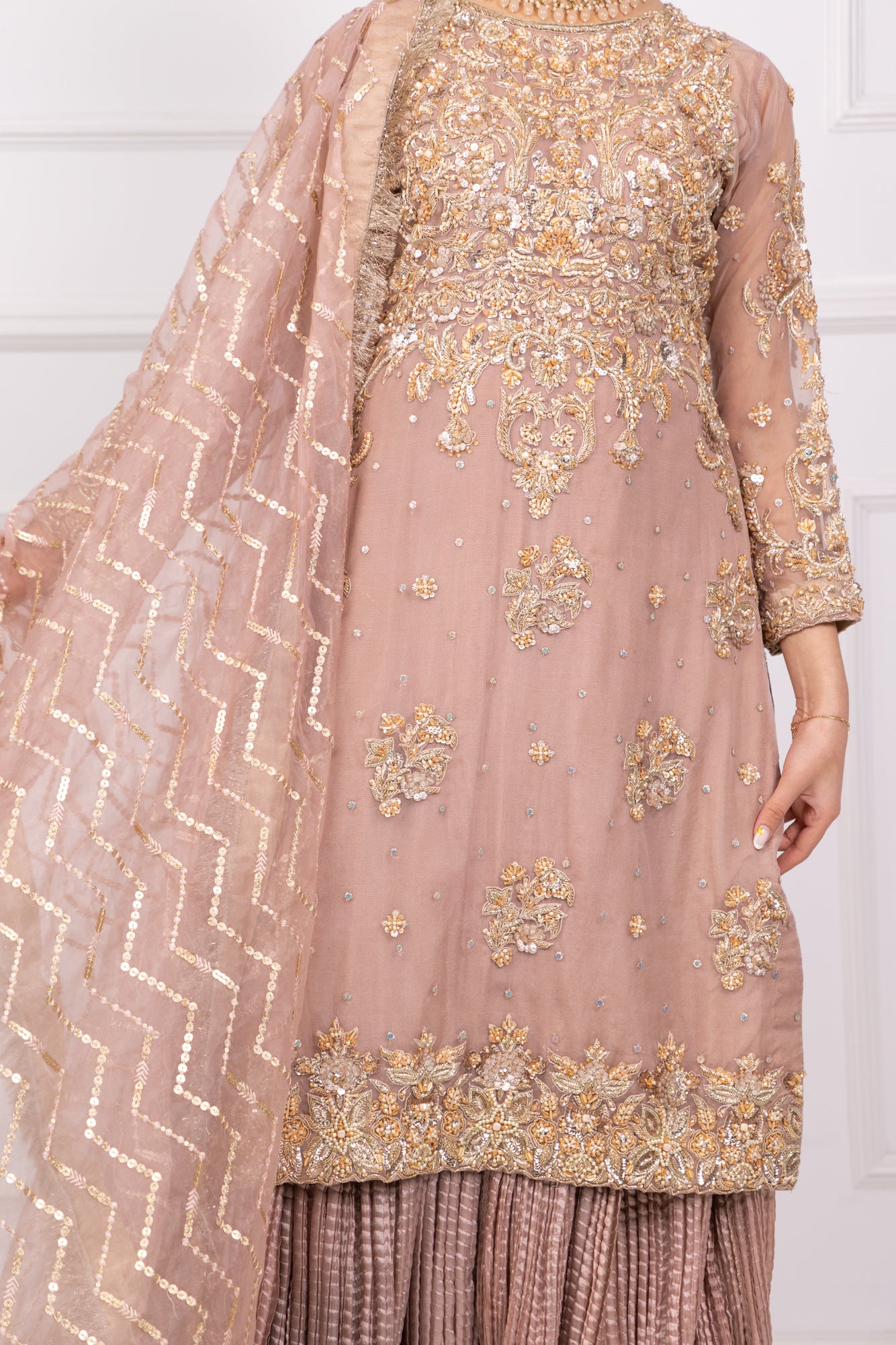 SRB1101 - AAQSA - Mauve Sehrish.B Designer - Memsaab Online