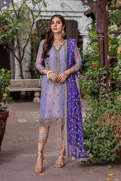 P-235 Purple Readymade Khuda Baksh Creations 2024 - Memsaab Online