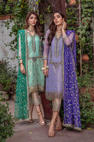 P-235 Purple Readymade Khuda Baksh Creations 2024 - Memsaab Online