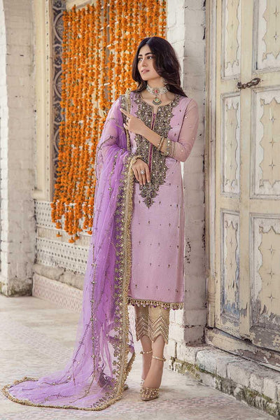 P-236 - Light Purple with Salwar - Readymade - Khuda Baksh Creations 2024 - Memsaab Online