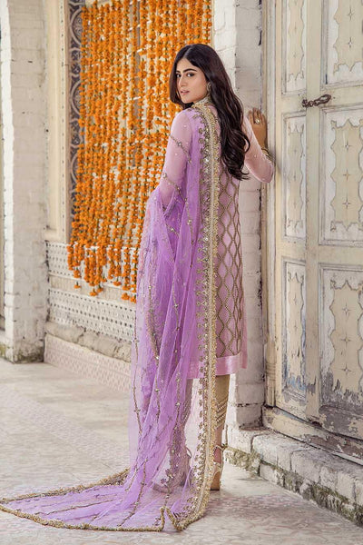 P-236 - Light Purple with Salwar - Readymade - Khuda Baksh Creations 2024 - Memsaab Online