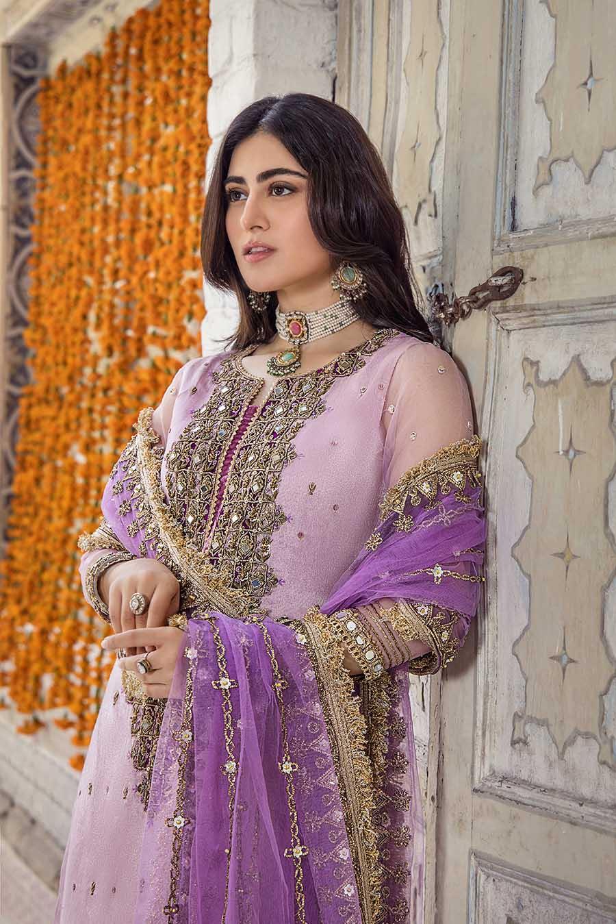 P-236 - Light Purple with Salwar - Readymade - Khuda Baksh Creations 2024 - Memsaab Online