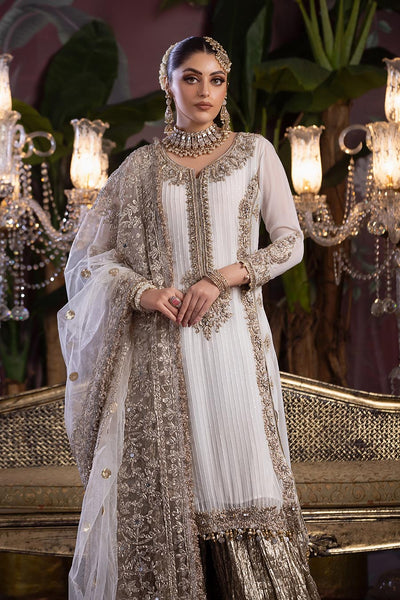 P-252 - White - Readymade - Khuda Baksh Creations 2024 - Memsaab Online