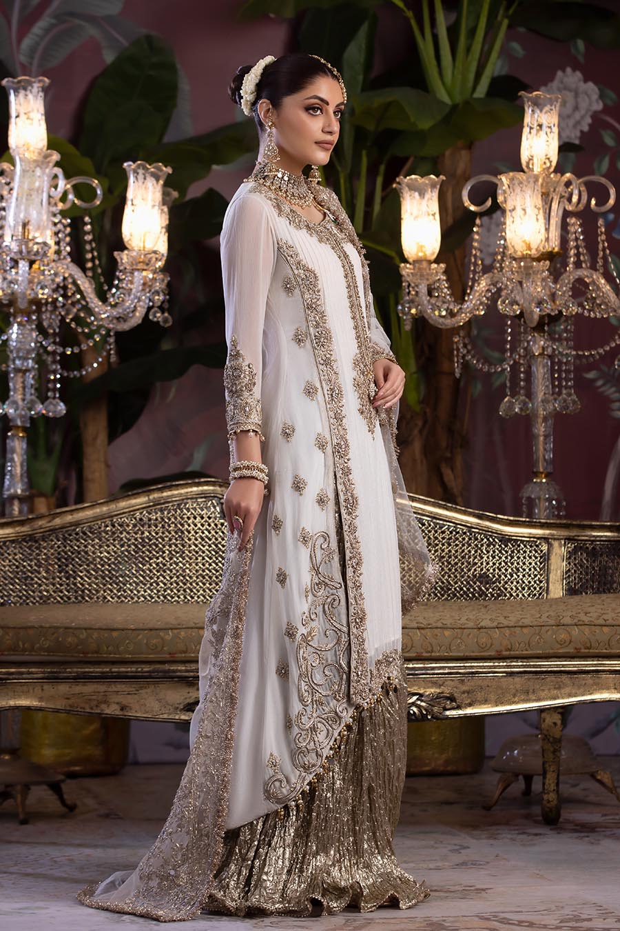 P-252 - White - Readymade - Khuda Baksh Creations 2024 - Memsaab Online