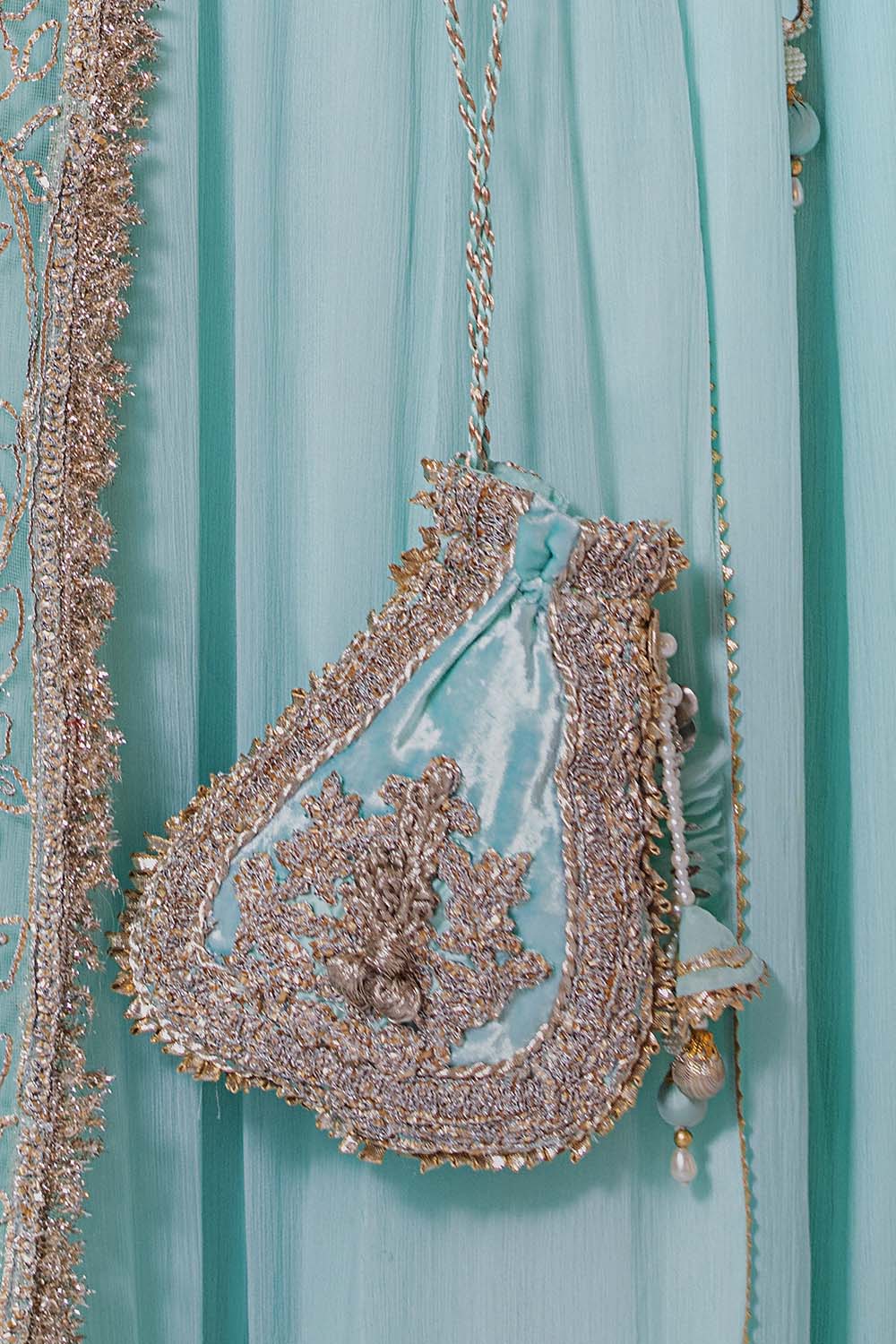 P-256 - Turquoise - Pouch Bag - Memsaab Online