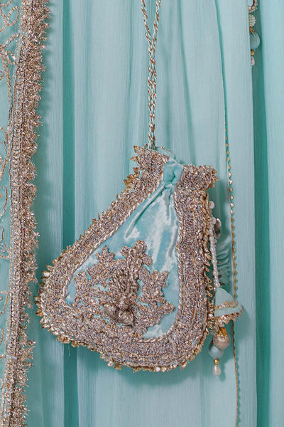 P-256 - Turquoise - Pouch Bag - Memsaab Online