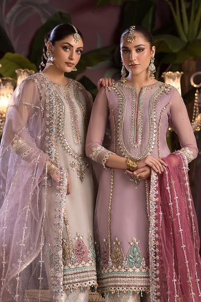 P-258 - Mauve - Readymade - Khuda Baksh Suit - Memsaab Online