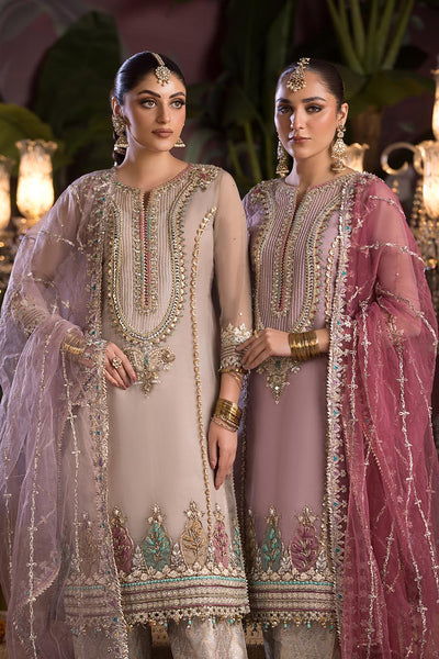 P-258 - Mauve - Readymade - Khuda Baksh Suit - Memsaab Online