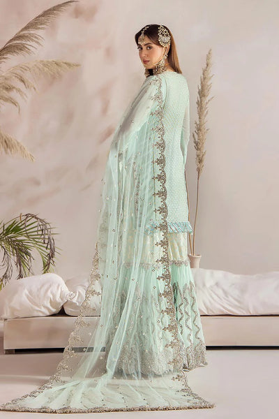 P-267 - Readymade - Mint - Khuda Baksh Outfit - Memsaab Online