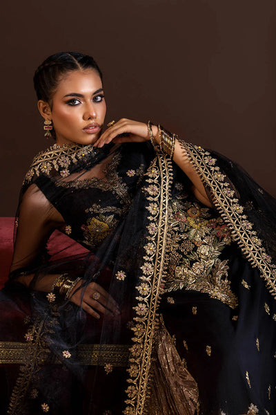 P-280 - Black - Readymade - Khuda Ameer Creations 2025 - Memsaab Online