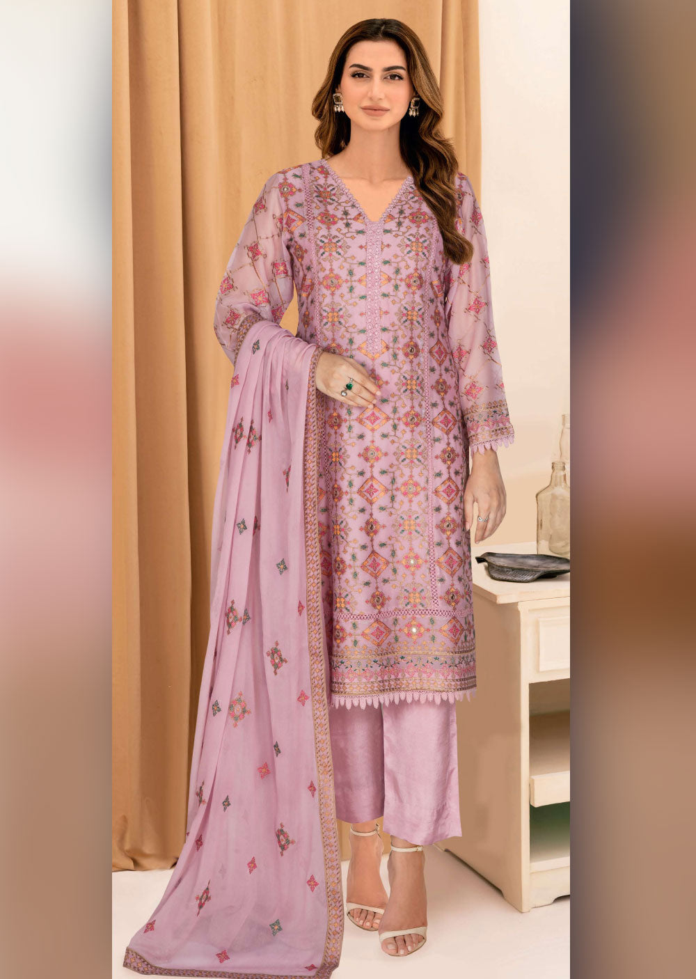 WA-360-E - Readymade - Ramsha Suit 2024 - Memsaab Online