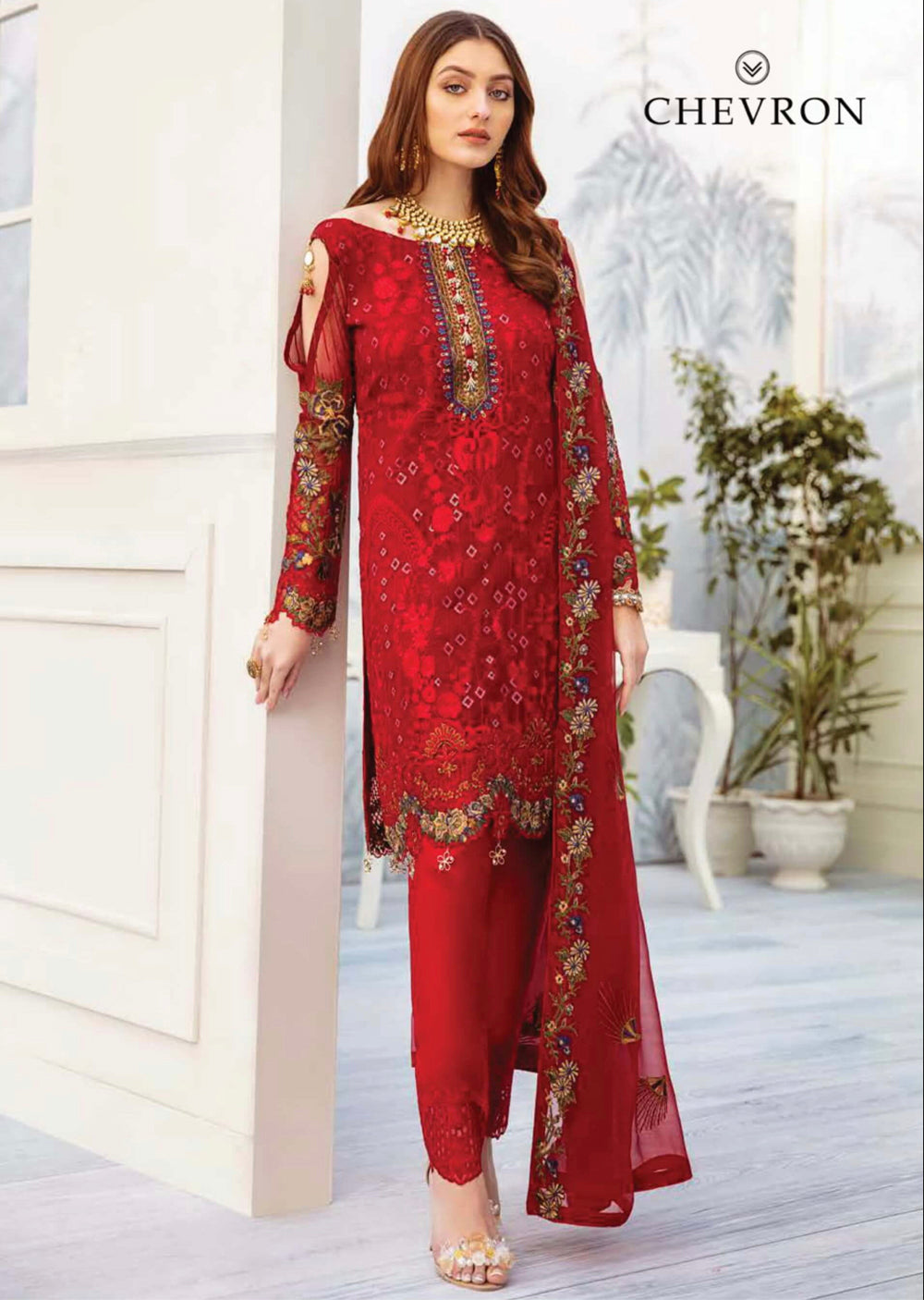 A-205 Readymade - Chevron by Ramsha Volume 2 - Memsaab Online