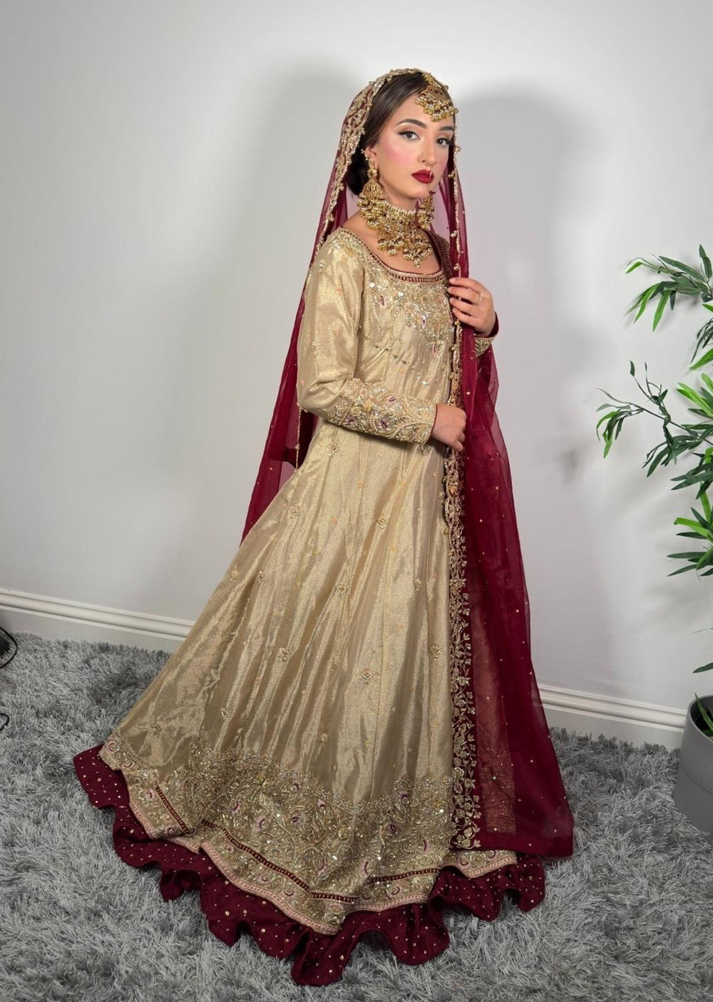 SRB2430 - Zarqaa - Long Maxi Dress with skirt