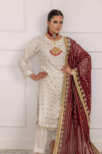 SRB913 Qavali - Designer Partywear Outfit - Memsaab Online