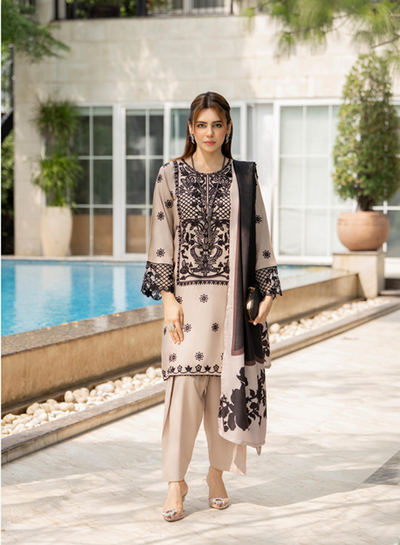 Ran-02-Readymade- Rania.H LINEN Collection 2025 - Memsaab Online