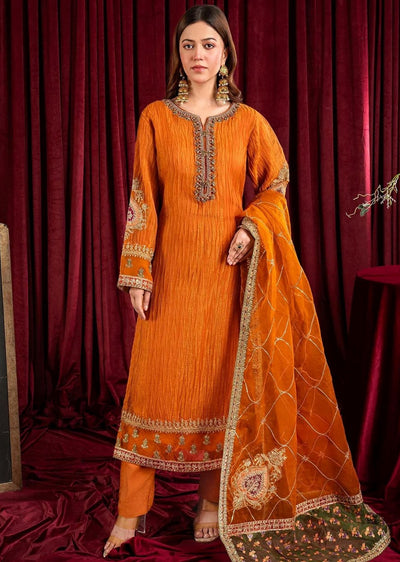 MARW-1609- Dark Mastered- Readymade Wedding Wear Outfit - Memsaab Online