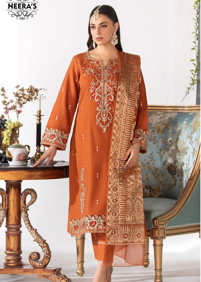 HSS-333- Readymade Heeras Suit - Memsaab Online