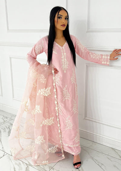 HK283 - Resha - Mummy N Me Double Layer Suit - Memsaab Online