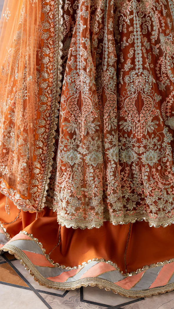 AYLN-02 SAFFRON Readymade Collection by AYLIN 2025 - Memsaab Online