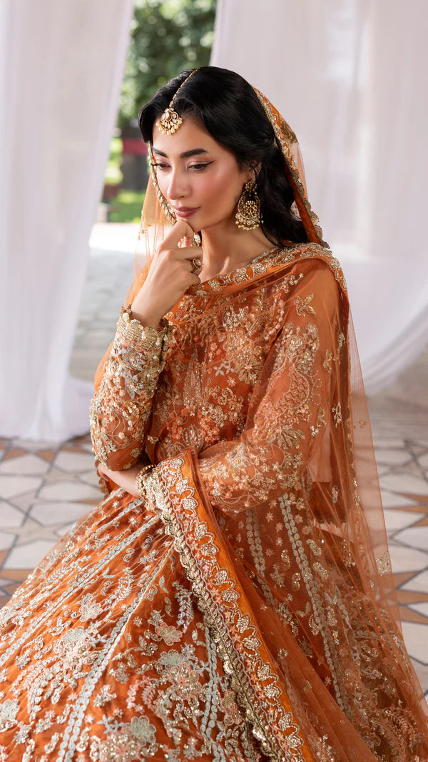 AYLN-02 SAFFRON Readymade Collection by AYLIN 2025 - Memsaab Online