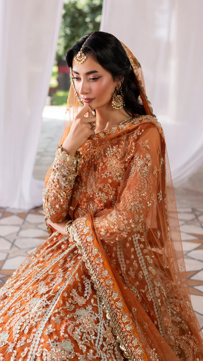 AYLN-02 SAFFRON Readymade Collection by AYLIN 2025 - Memsaab Online