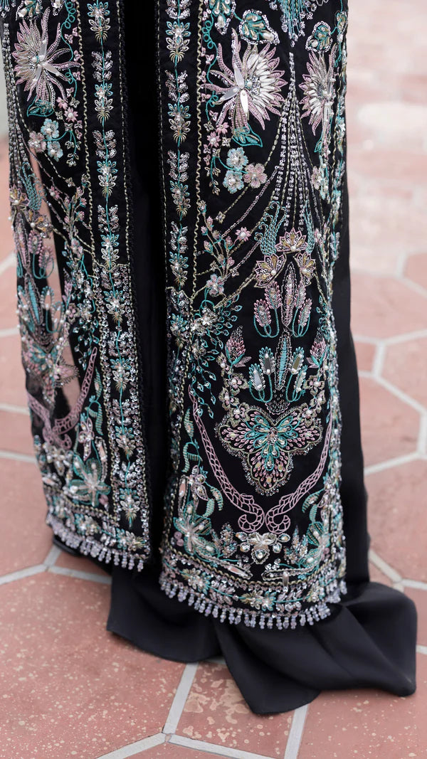 AYLN-05 NOIR SILKSTONE Readymade Collection by AYLIN 2025 - Memsaab Online