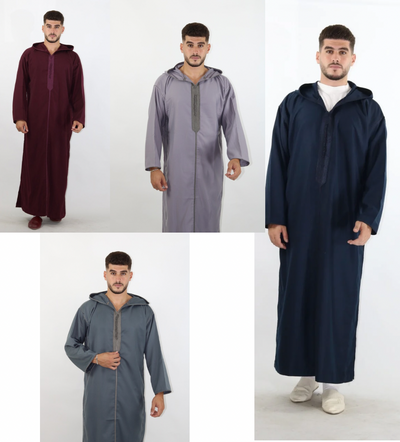 MRC-DMM001 Djellaba -Moroccan Thobe - Memsaab Online