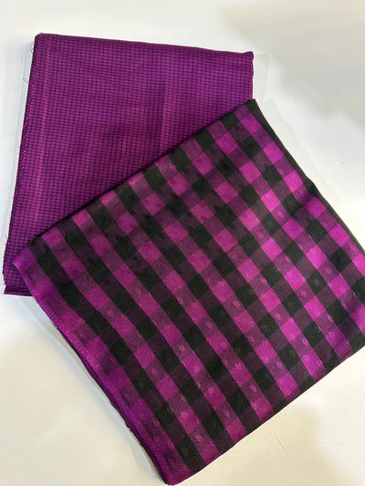 Singhar -purple- unstitched 2 piece suits by ABC - Memsaab Online