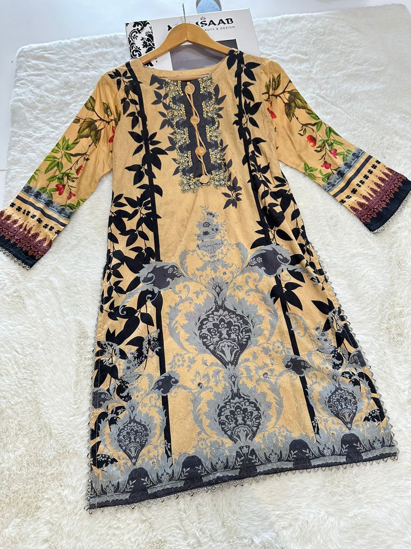 PSK912 Readymade Pret Lawn Kurti - Memsaab Online