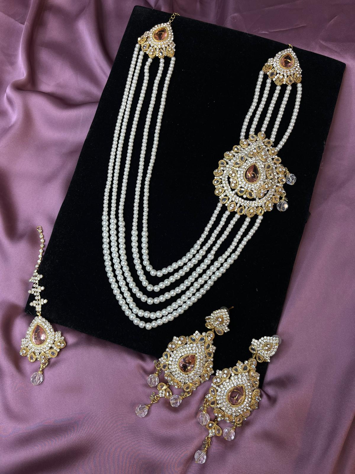 JBM04 Necklace Pearl set - Memsaab Online