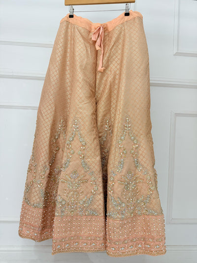 SRB1321 - Peach - Sehrish.B Designer - Memsaab Online