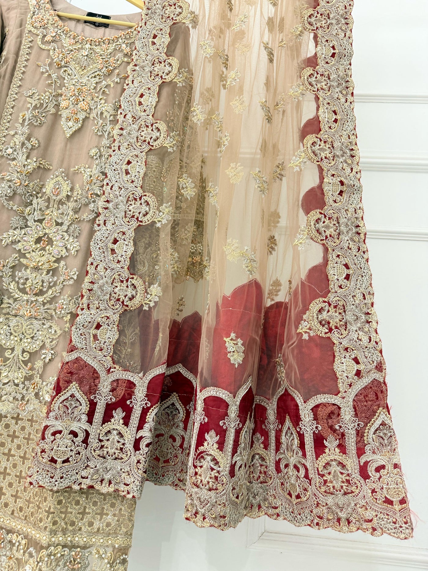 ARWS-05- Brown - Readymade - ARW Chiffon Collection 2025 - Memsaab Online